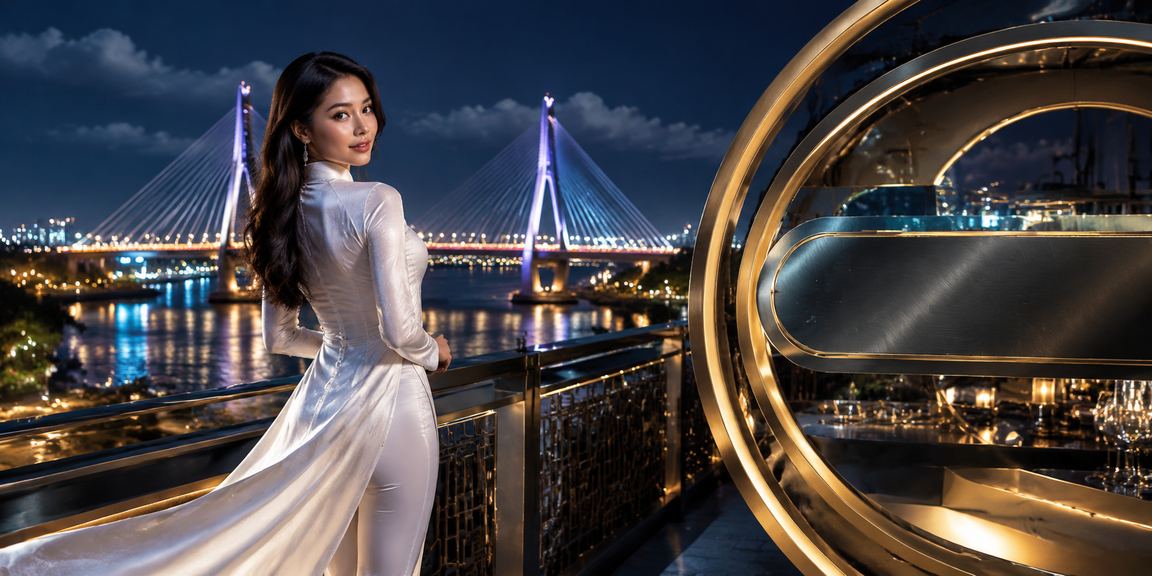 Người dùng Cần Thơ xem lịch cá cược thể thao trên điện thoại trong bối cảnh áo dài