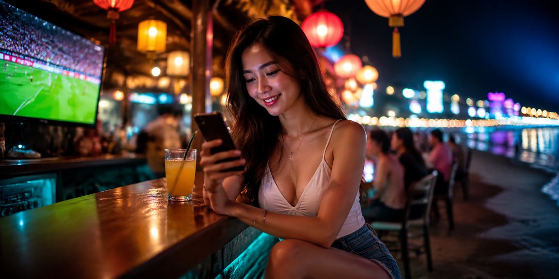 Người dùng Việt xem thông tin bóng đá trên di động tại quán cà phê Vũng Tàu